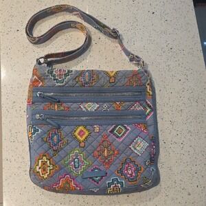Vera Bradley Painted Medallion Hipster Crossbody Bag With Adjustable Strap